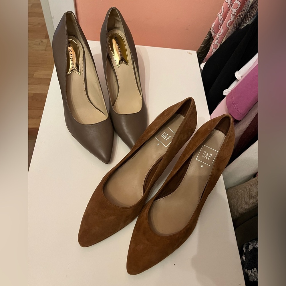 PERFECT PAIR FOR THE FALL! TWO pairs of brand new heels 8.5-9